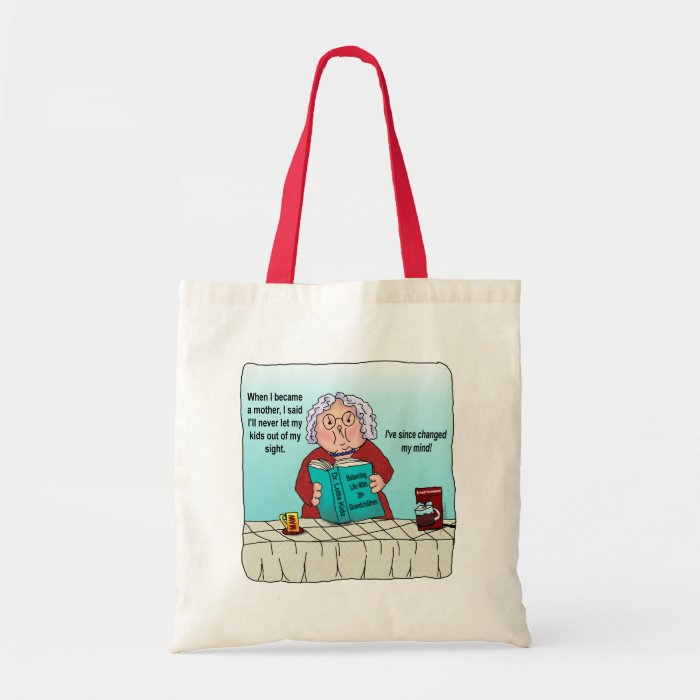 When I Became a Mother Funny Humorous Maw Tote Bag