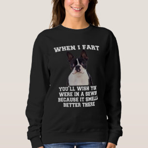 When I Fart Youu2019ll Wish You Were In A Sewer Bo Sweatshirt