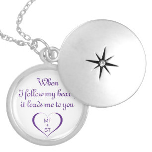 When I Follow My Heart Personalized Love Necklace