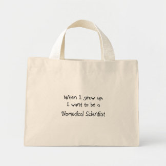 When I grow up I want to be a Biomedical Scientist Mini Tote Bag