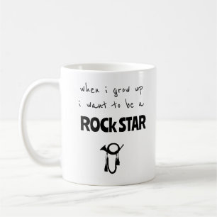 When I Grow Up Rock Star Coffee Mug