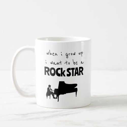 When I Grow Up Rock Star Coffee Mug