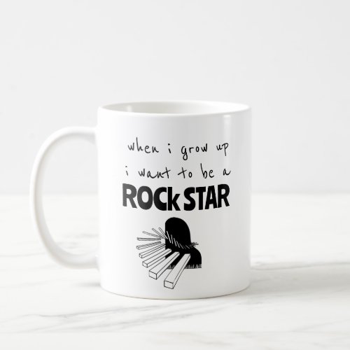 When I Grow Up Rock Star Coffee Mug