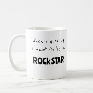 When I Grow Up Rock Star Coffee Mug