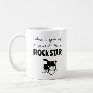When I Grow Up Rock Star Coffee Mug