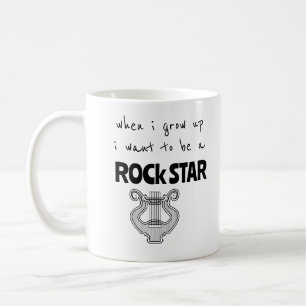 When I Grow Up Rock Star Coffee Mug
