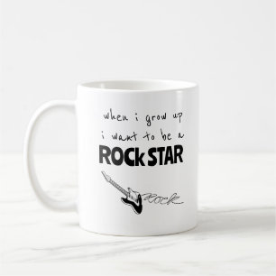 When I Grow Up Rock Star Coffee Mug