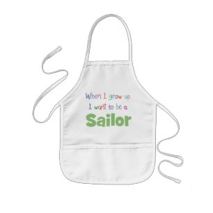 When I Grow Up Sailor Kids' Apron