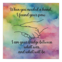When I needed a hand