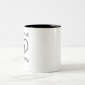 When I Needed A Hand I Found Your Paw Two-Tone Coffee Mug (Center)