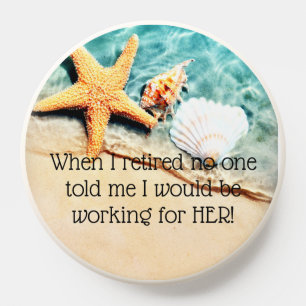 When I Retire men's pop socket 