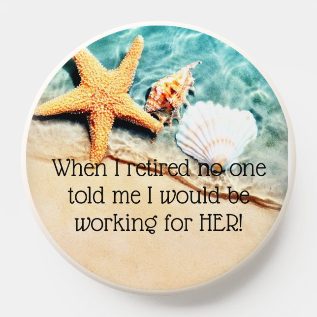 When I Retire men's pop socket  (Popsocket)