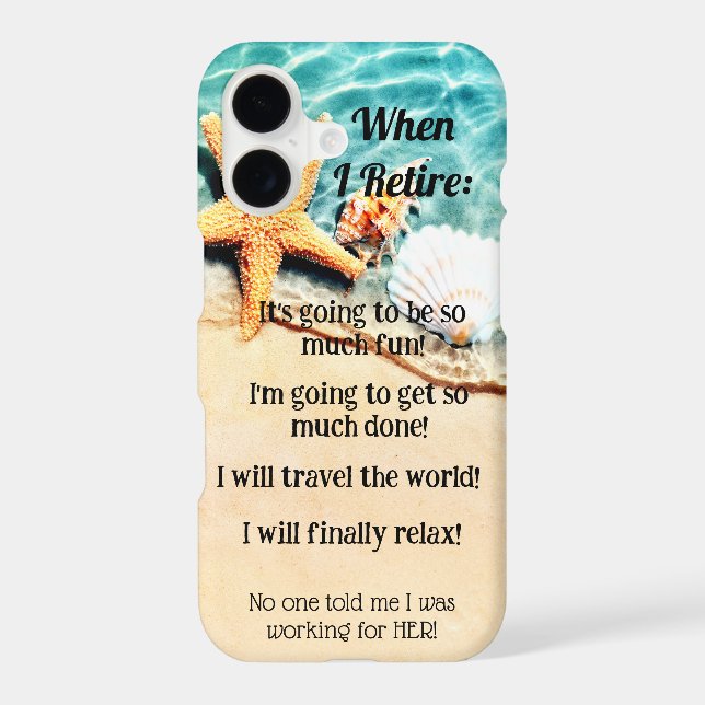 When I Retire Samsung phone case (Back)