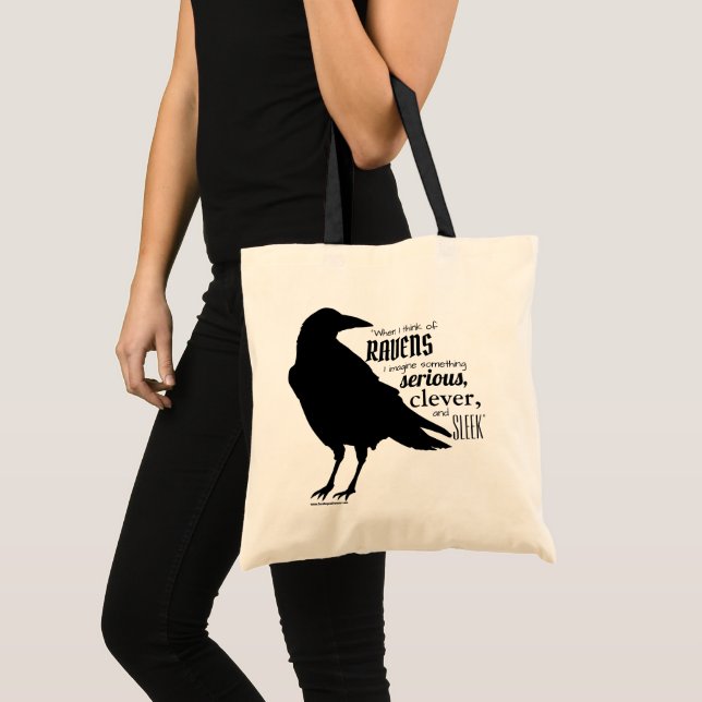 "When I think of ravens..." tote (Front (Product))
