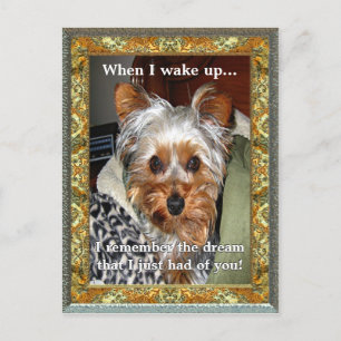 When I Wake Up Customizable Postcard