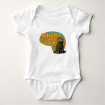 When I was a Young Warthog! Baby Bodysuit