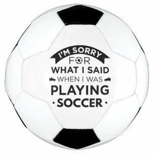 When I Was Playing Soccer Ball