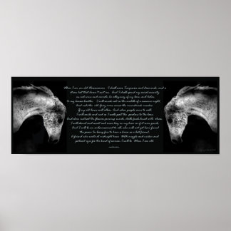 When I'm an Old Horsewoman Print