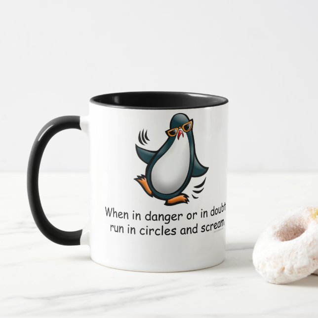 When in danger or in doubt mug (With Donut)