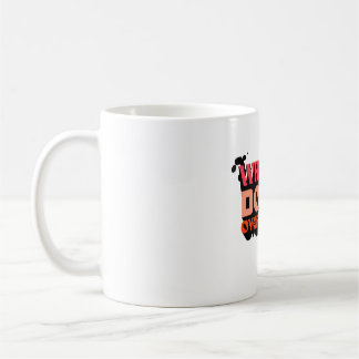 When in Doubt, Overthink It - Witty Modern Design Coffee Mug