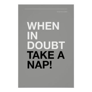 WHEN IN DOUBT, TAKE A NAP – Cozy Wall Art
