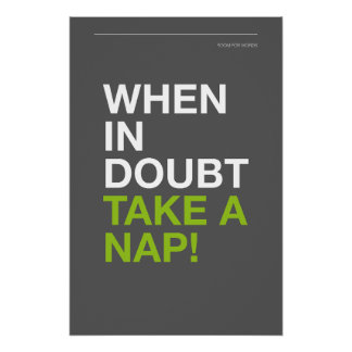 WHEN IN DOUBT, TAKE A NAP – Cozy Wall Art