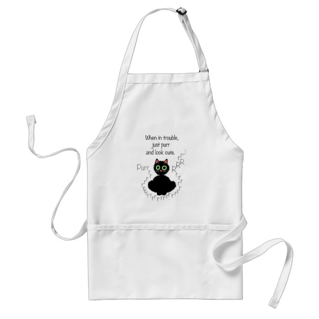 When in Trouble Adult Apron (Front)