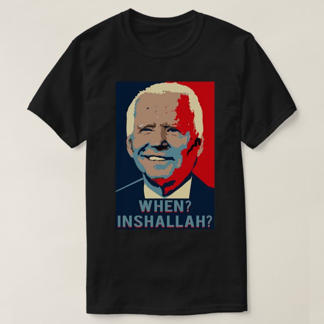 When Inshallah T-Shirt (Design Front)
