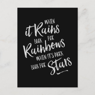 When It Rains - Inspirational Card