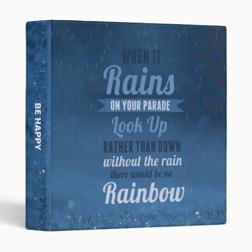 When It Rains On Your Parade _ Motivational Binder