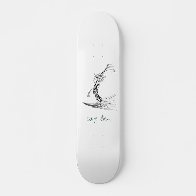 when it's flat skateboard deck (Front)