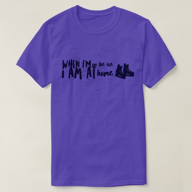 When Ix27m on the ice T-Shirt (Design Front)