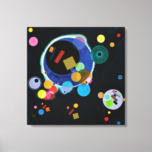 When Kazimir Malevich meets Wassily Kandinsky Canvas Print