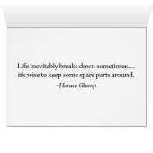 When Life Breaks Down Cards (Inside Horizontal (Bottom))