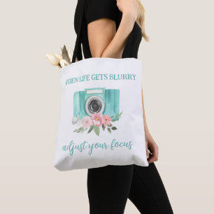 When Life Gets Blurry Tote Bag