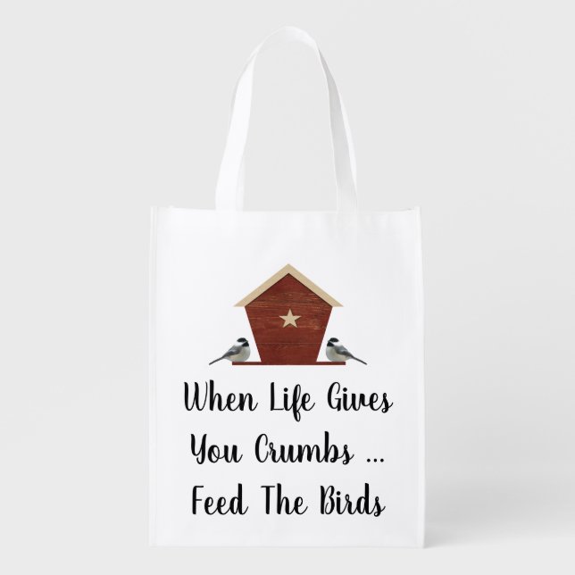 When Life Gives You Crumbs Reusable Bag (Front)