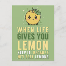 When life gives you lemon friendship