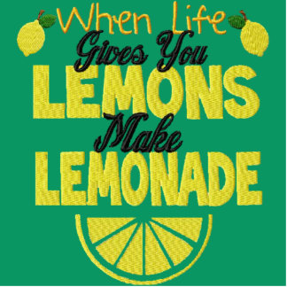When Life Gives You Lemons (green) - in 4 sizes Cutout