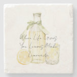 When Life Gives You Lemons Make Lemonade Stone Coaster