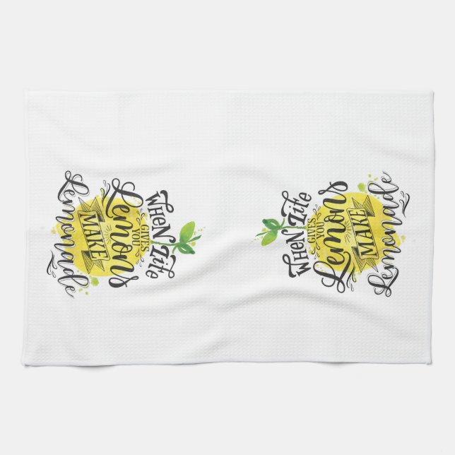 When Life Gives You Lemons, Make Lemonade Towel (Horizontal)