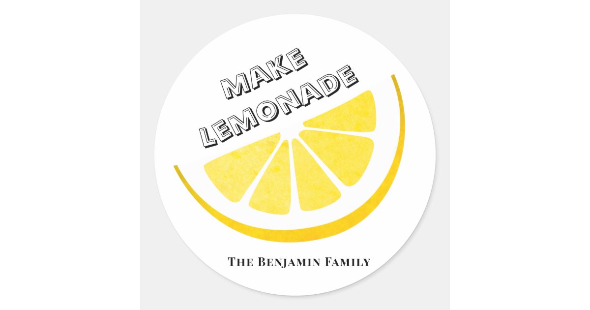 I made Lemonade Sticker