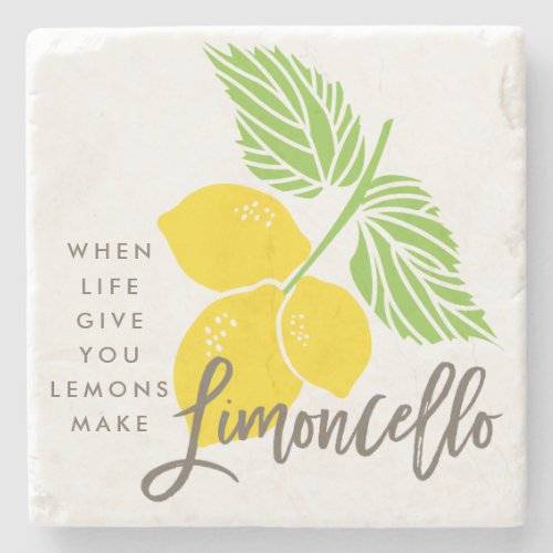 When life gives you lemons make Limoncello coaster