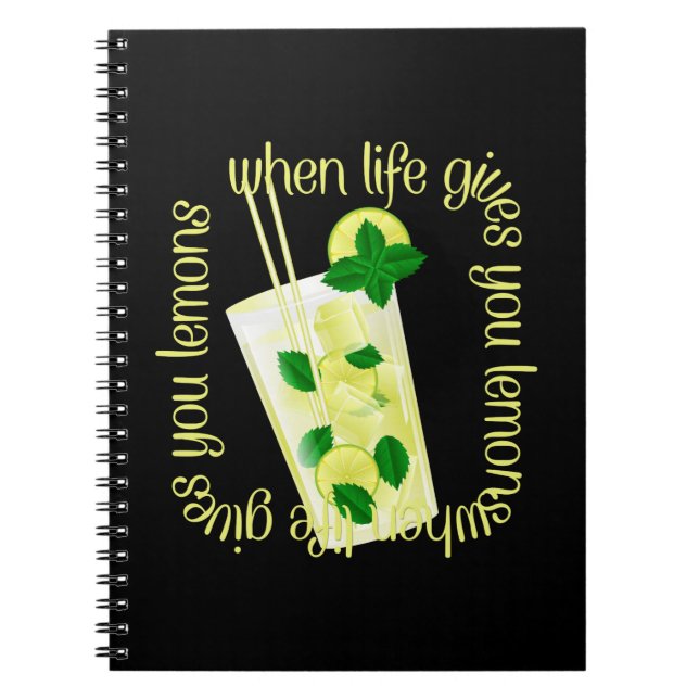When Life Gives You Lemons Notebook (Front)