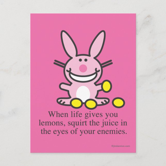 When Life Gives You Lemons Postcard (Front)