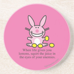 When Life Gives You Lemons Sandstone Coaster