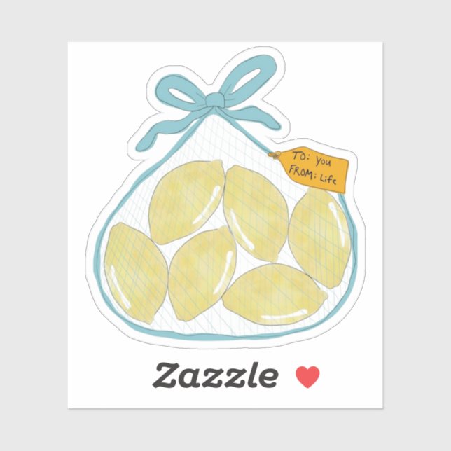 “When Life Gives You Lemons” Sticker (Sheet)