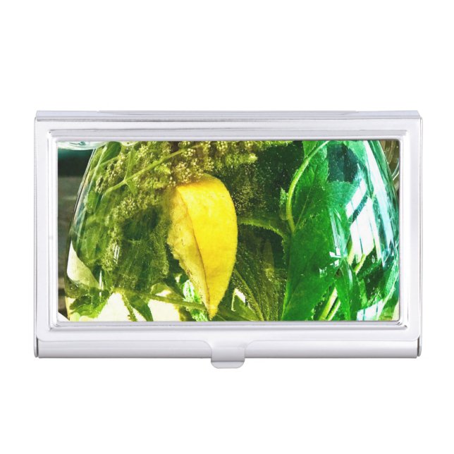 When life gives you lemons - we make tea  business card case (Front)