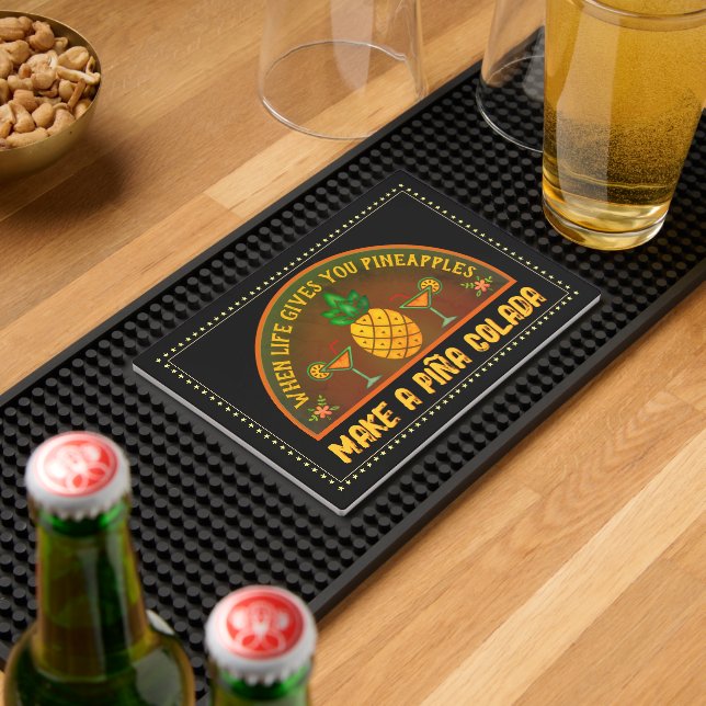 When Life gives you Pineapples Bar Mat (Insitu (Bar 2))