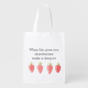 When Life Gives You Strawberries Bag