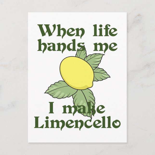 When Life Hands me Lemons Postcard (Front)